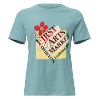 Image 4 of Women’s Relaxed T-Shirt – First Saturday Arts Market