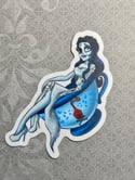  Teacup Emily | 3' Inch Corpse Bride inspired Vinyl Sticker 