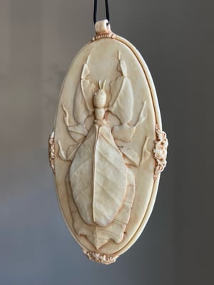 Leaf Insect Pendant Bone