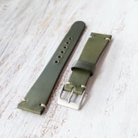 Image 1 of Green Horween Chromexcel Strap