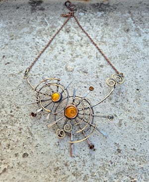 Two sun necklace 