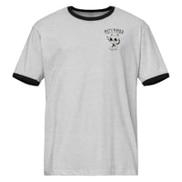 Image 9 of batsyhead logo Unisex ringer t-shirt
