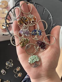 Image 1 of Crystal Tree Keychains 