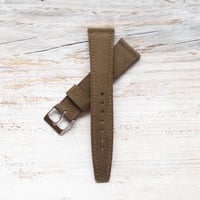 Image 3 of 20mm Corfam Style Hunter Green Suede