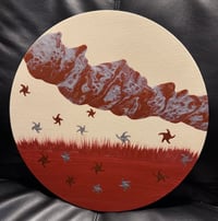 Fluid Art Cloud, circular 