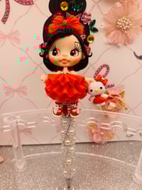 Image 2 of Kitty Girl Clay Doll Pen