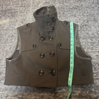 Image 4 of crop italian vest 