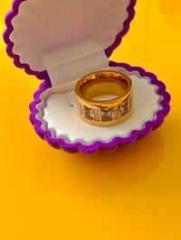 Image 4 of THICK GEM RING