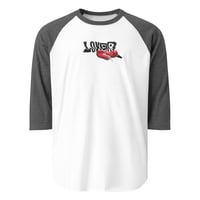 Image 3 of ‘TOUGH LOVER’ 3/4 Sleeve Raglan Shirt