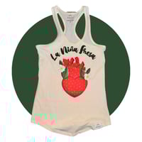 "La Niña Fresa" Cream Tank
