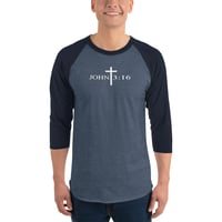 Image 2 of John 3:16 Raglan Shirt