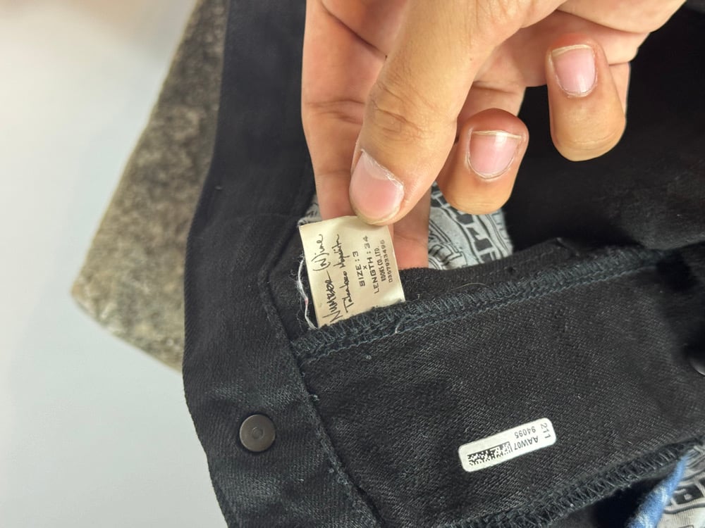 Image of Number Nine AW2006 Noir Multi Zip Bondage Pants