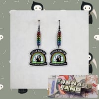 'Pitch Black Sunshine' Earrings