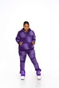 Image 2 of Purple Sun Faded Sweatsuit