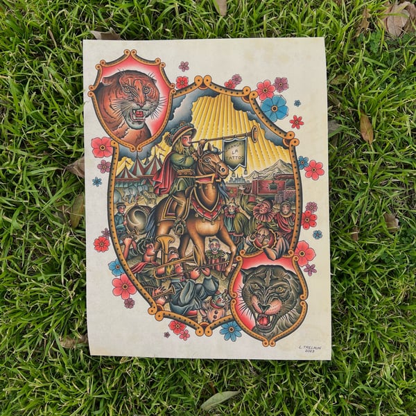 Image of Fools on Parade print preorder 