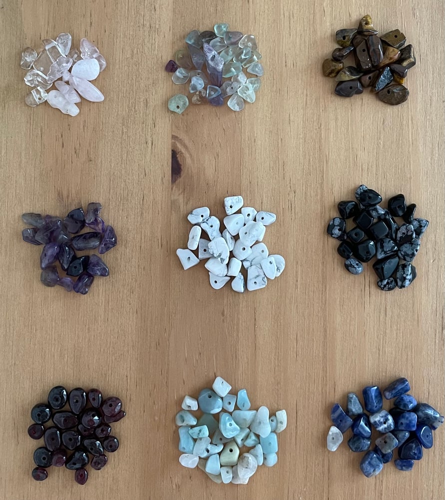 Image of Semi precious bracelets - 9 stones   