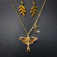 Image 2 of *Gold* Fern Earrings 
