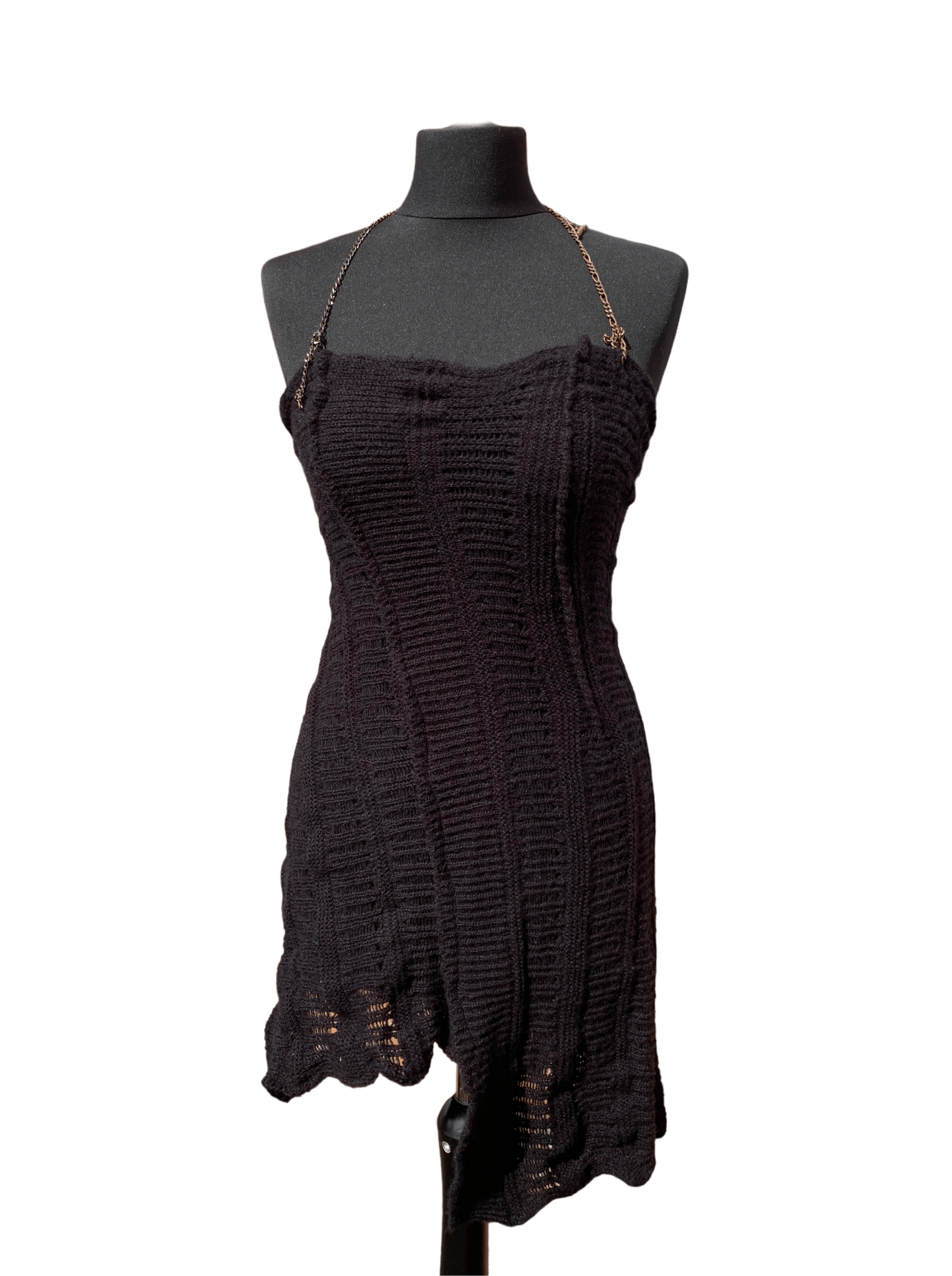 Image of knit chain dress 
