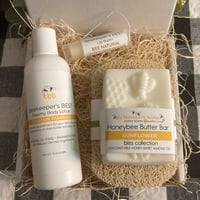 Image 1 of  The "Just For You" Sunflower Honeybee Butter Bar Self Care Box