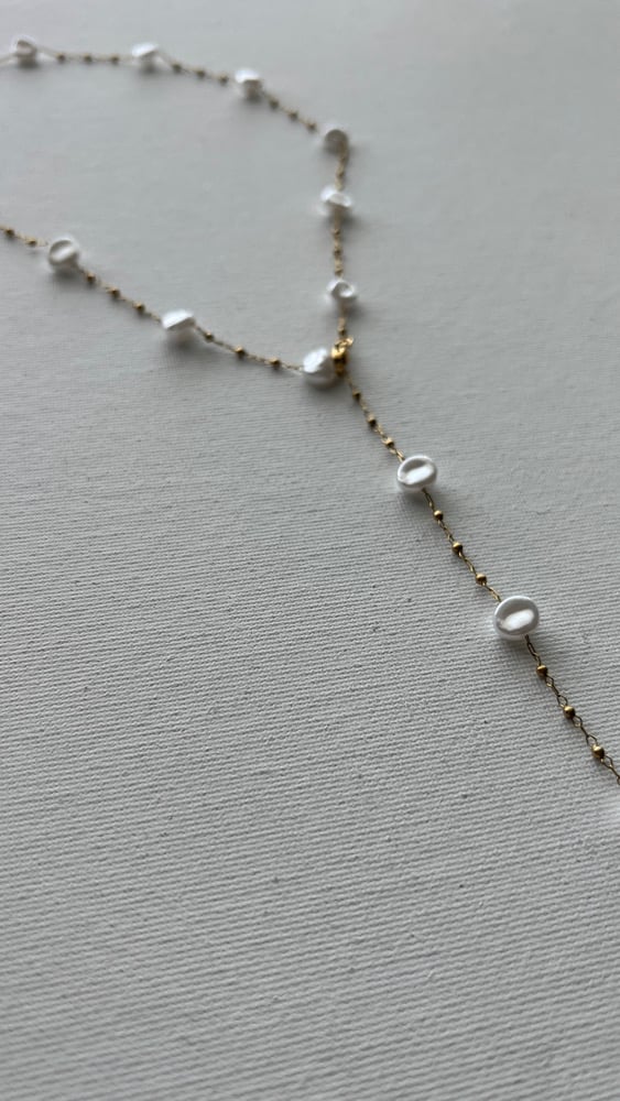 Image of ASHORE • Multiway Pearl Drop Necklace