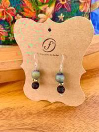 Image 1 of SEAFOAM FUSION ELEGANCE EARRINGS