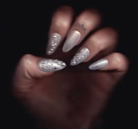 Image 1 of PEARL PRESS-ON NAIL WEAR SET - MADE TO ORDER