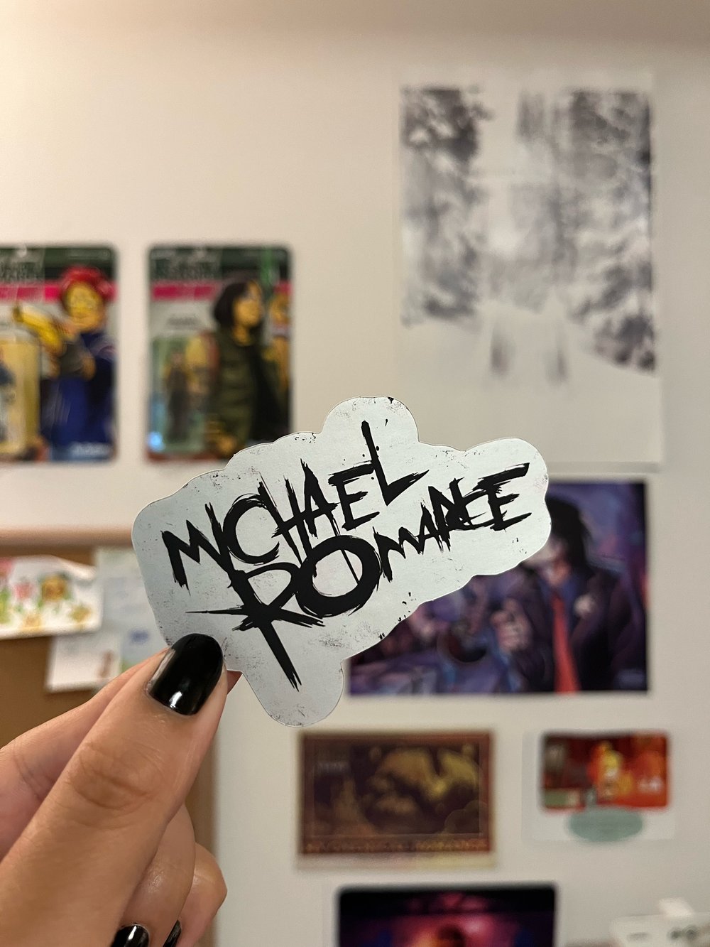 Michael Roman mirror matte vinyl sticker (new batch)