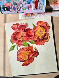 Image 8 of "Peonies" Original