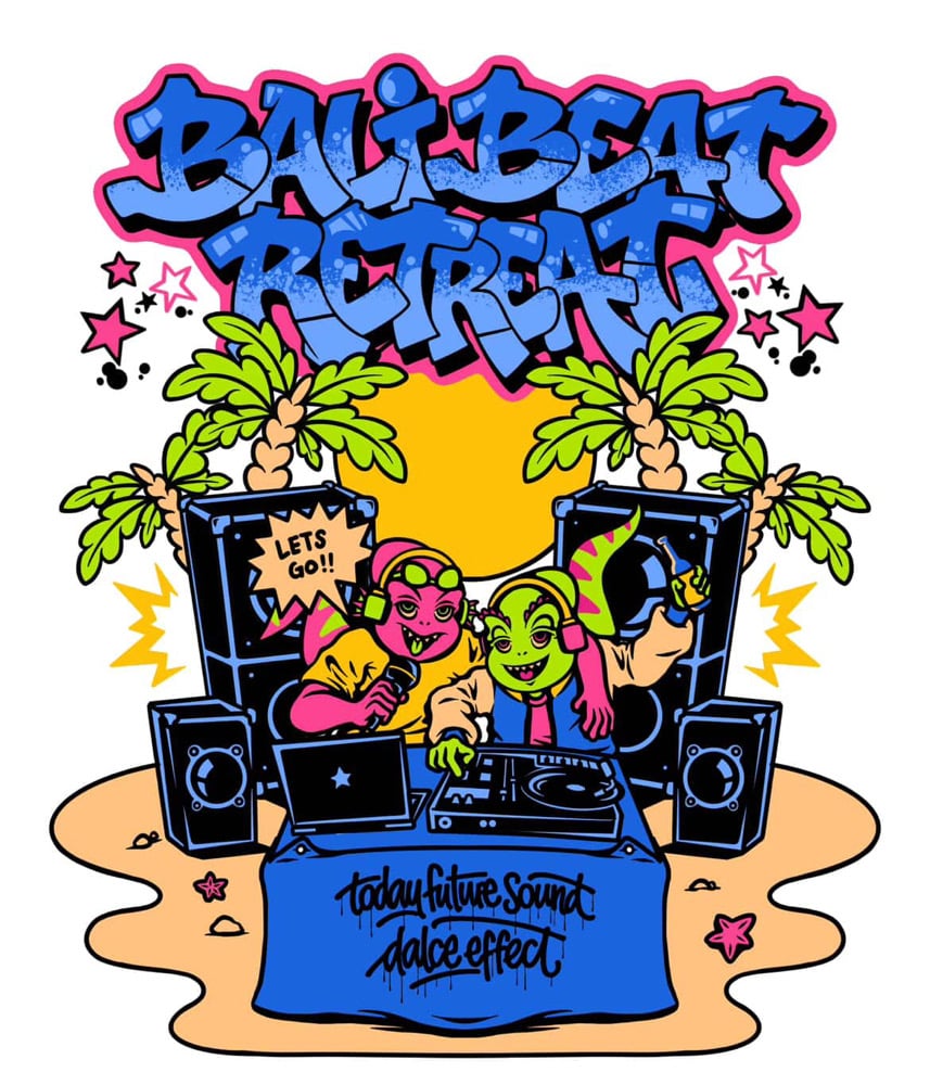 Image of #BaliBeatRetreat “Friends”  Collab shirt with Dalce Effect 