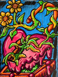 Heart Locket 2 - 16x20 Original Canvas 