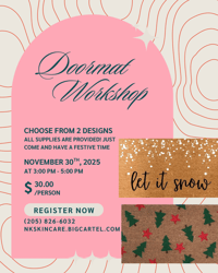 Holiday Doormat Making Class