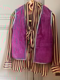 Image 2 of gilet daim violet 💥💜
