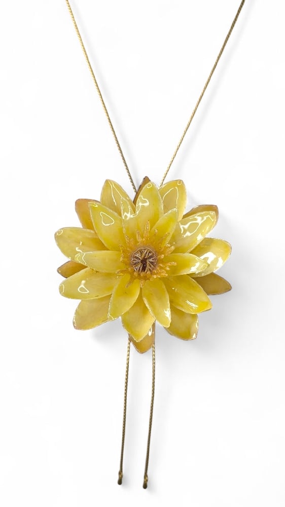 Image of Lotus Slider Necklace