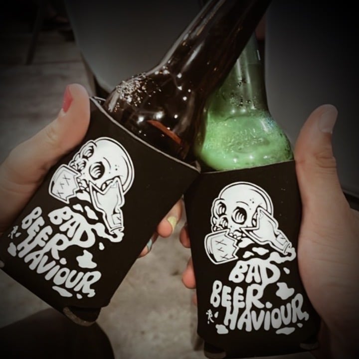 Image of BAD BEER-HAVIOUR BEER COOLER