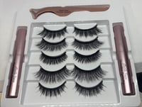 Image 2 of 5pairs magnetic eyelash and glue applicator