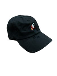 Image of Distressed Rocket Cap (black)
