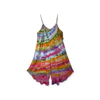 Image 1 of L Woven Wide-Leg Jumpsuit with Pockets in Euphoria Agate Ice Dye