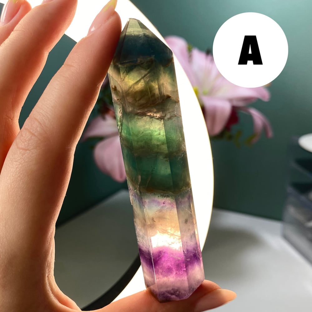 Image of Rainbow Fluorite Tower