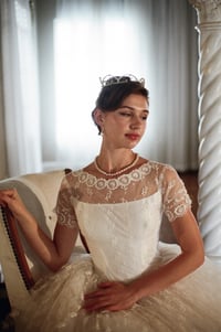 Image 7 of 1950s Princess Lace Ballgown 