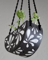 Image 1 of 'Florecita Amor' Hanging Luna Planter