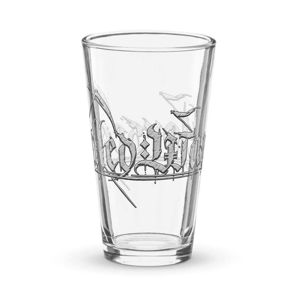 New logo pint glass