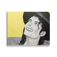 Image 2 of MJ Yellow Canvas Print