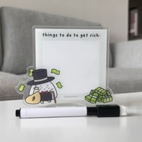 Image 1 of Things To Do To Be Rich Acrylic Stand