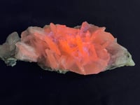Image 14 of UV Fan Calcite With Druzy Quartz Pockets #1836