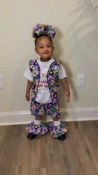 Image 1 of 3pc Mardigras set toddler