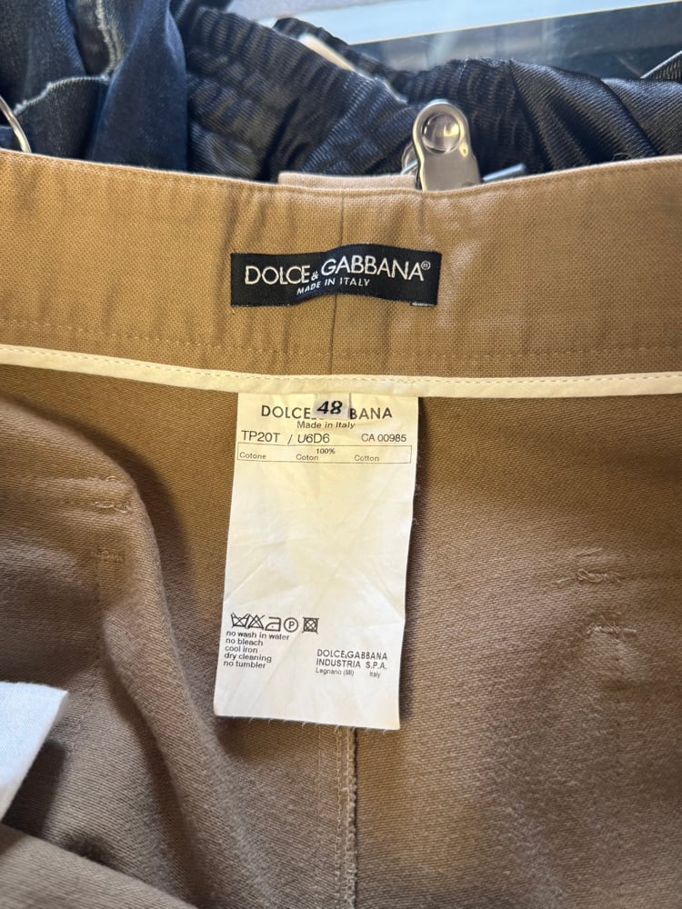 Image of DOLCE & GABBANA Side-zip Chino's