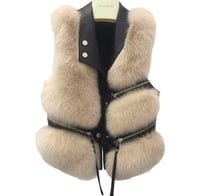 Image 1 of Faux Fur Versatile Vest 