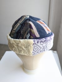 Image 1 of Upcycled Reversible Beanie Cotton Blend -44