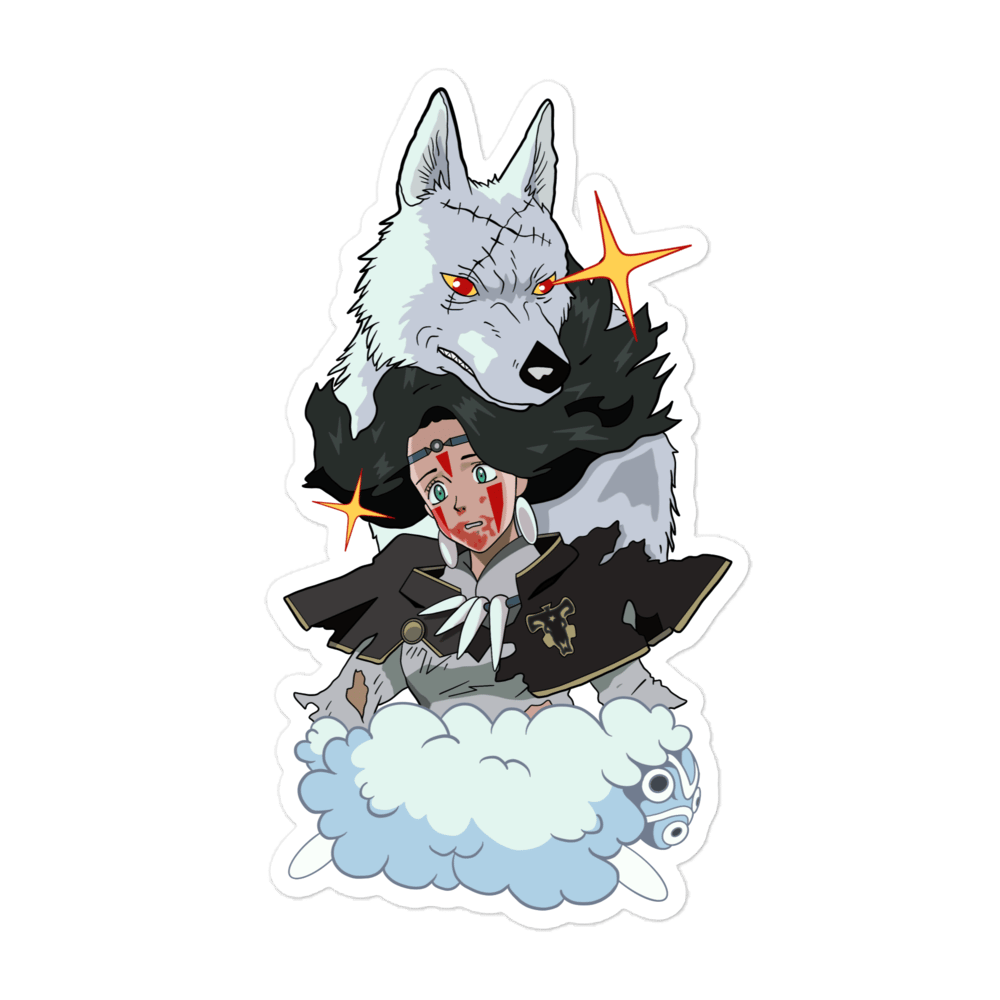 Image of Wolf Princess Sticker