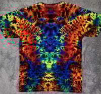 Image 2 of UV blacked out scrunch mandala 